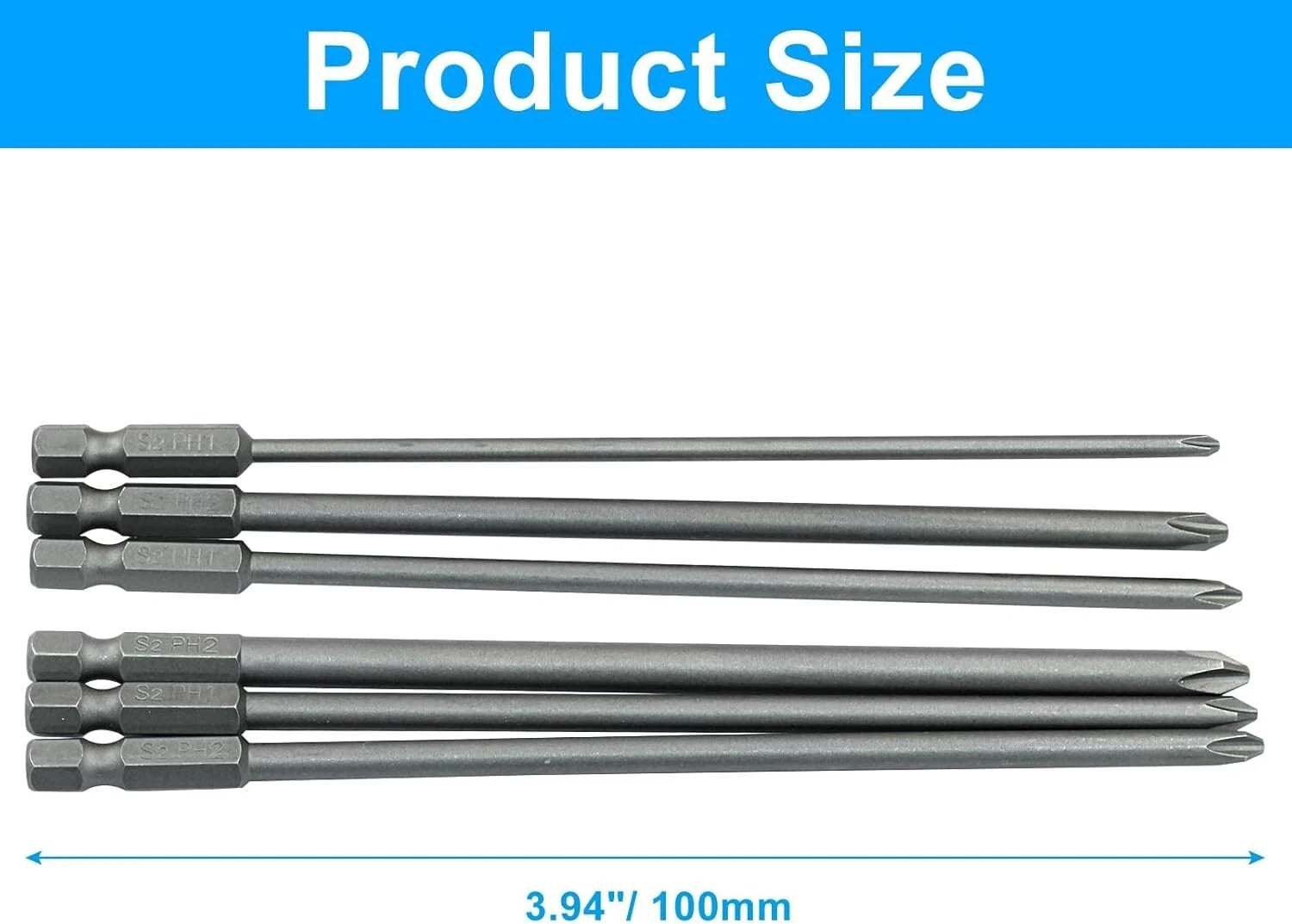 8pcs 4" Torx Screwdriver Bit Set Hex Security Magnetic Head 100mm Extra Long fre