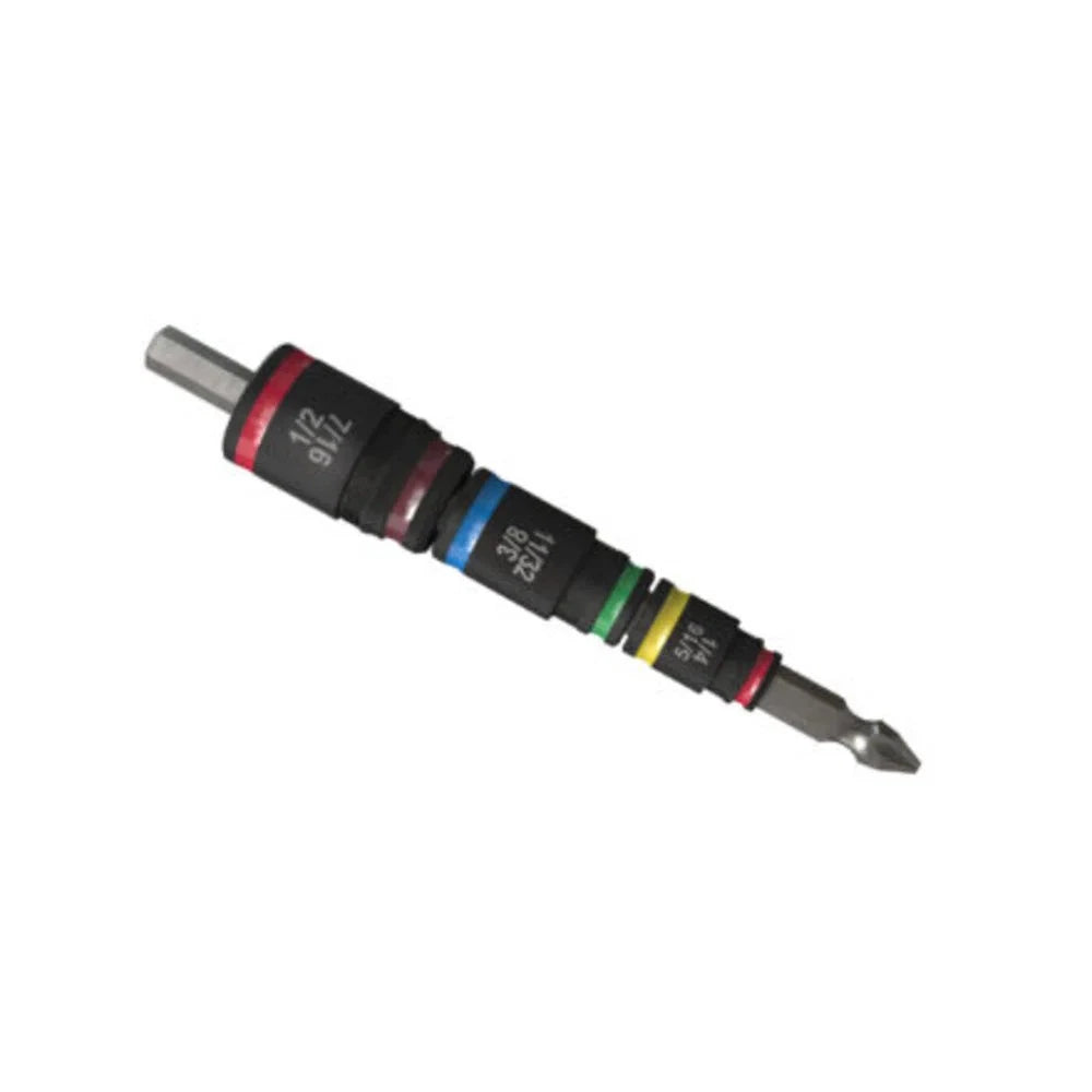 Malco Products 7-In-1  C-Rhex Flip Bit Socket Set, #2 Phillips Model  With