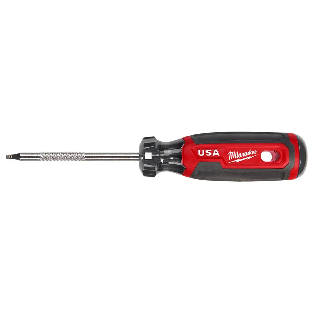 Milwaukee MT217 #1 Square 3" Cushion Grip Screwdriver - Made In USA