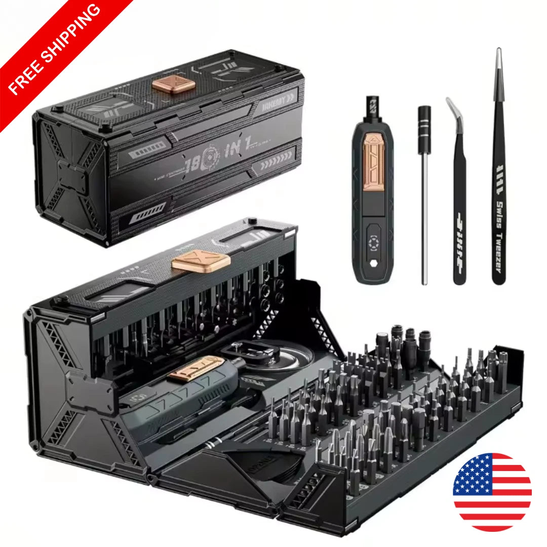 180 in 1 Precision Magnetic Screwdriver Set for Phone PC Glasses Repair Kit