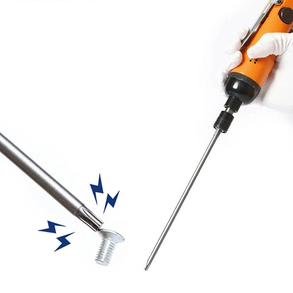 65-200mm Extra Long Torx Hollow/Solid Magnetic Drill Bit 1/4" Hex Shank Security