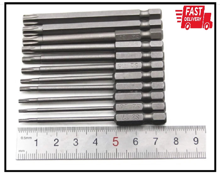 11-Piece Shark Vacuum Screwdriver Security Bit Set, S2 Steel Magnetic Security S