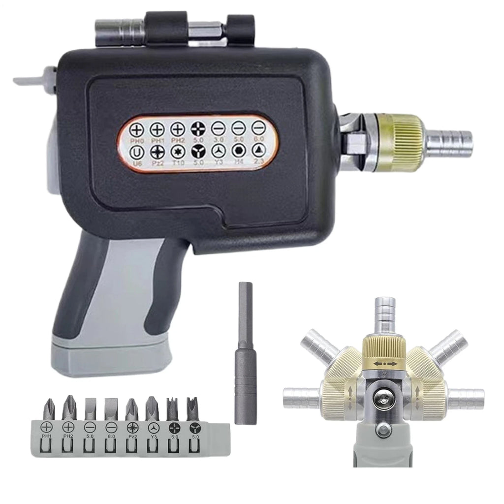 16-in-1 Multi Screwdriver Set 180 Degree Adjustable Angle Screwdriver Repair Kit