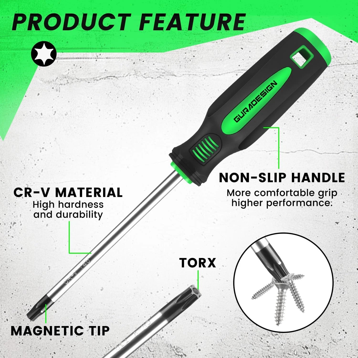 13 Pieces Magnetic Torx Screwdriver Set ，T5 -T40 Star Screwdrivers