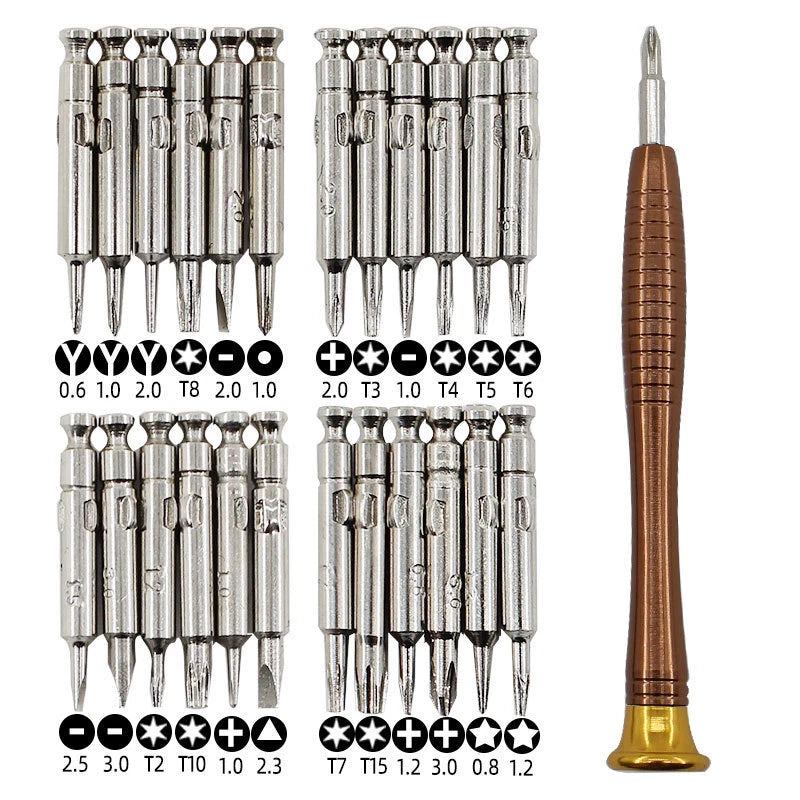 25pcs Screwdriver Hand Tool Set Cell phone, notebook Precision Repair Tool Kit