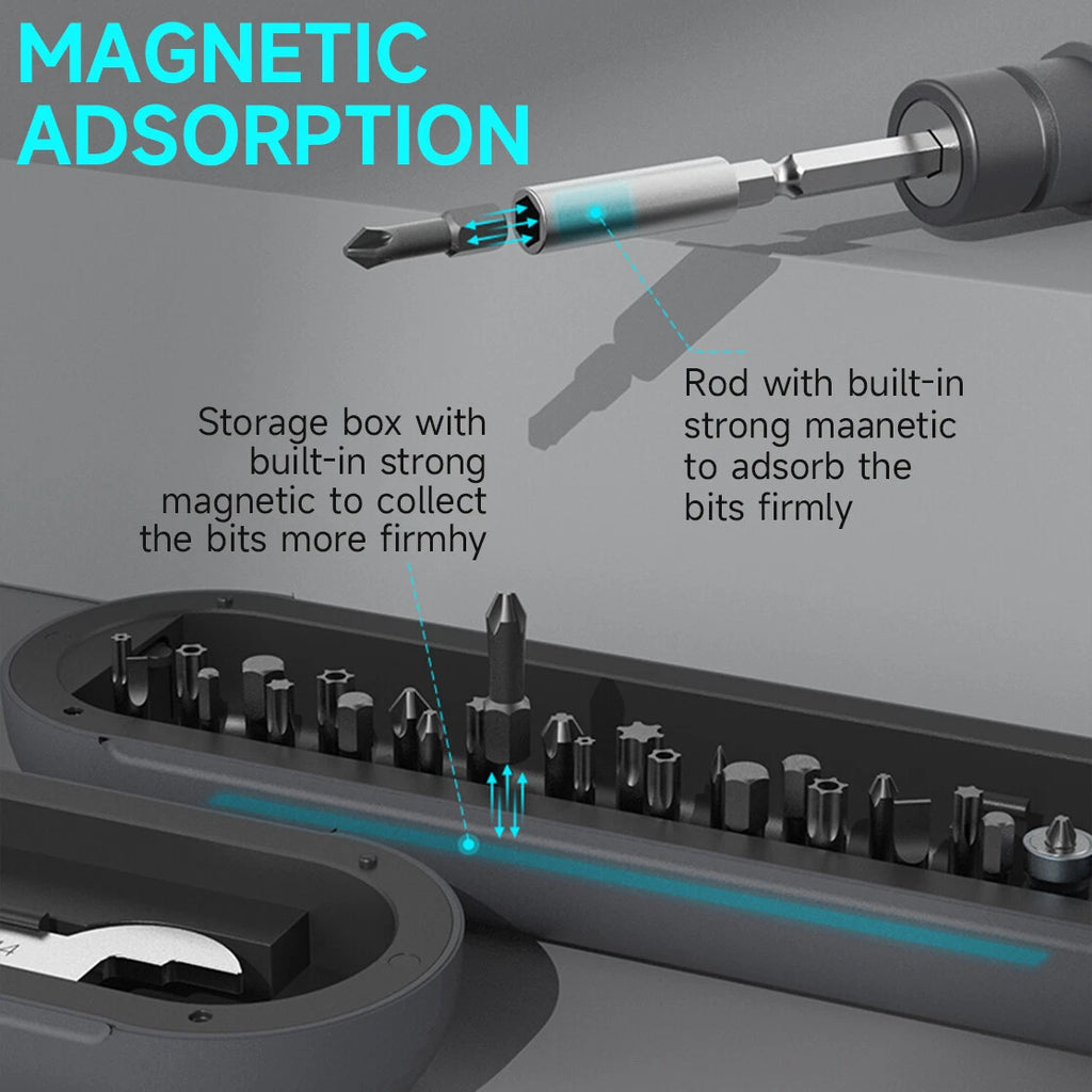 50Nm Torque 28-in-1 Multifunctional Ratchet Screwdriver Set B9
