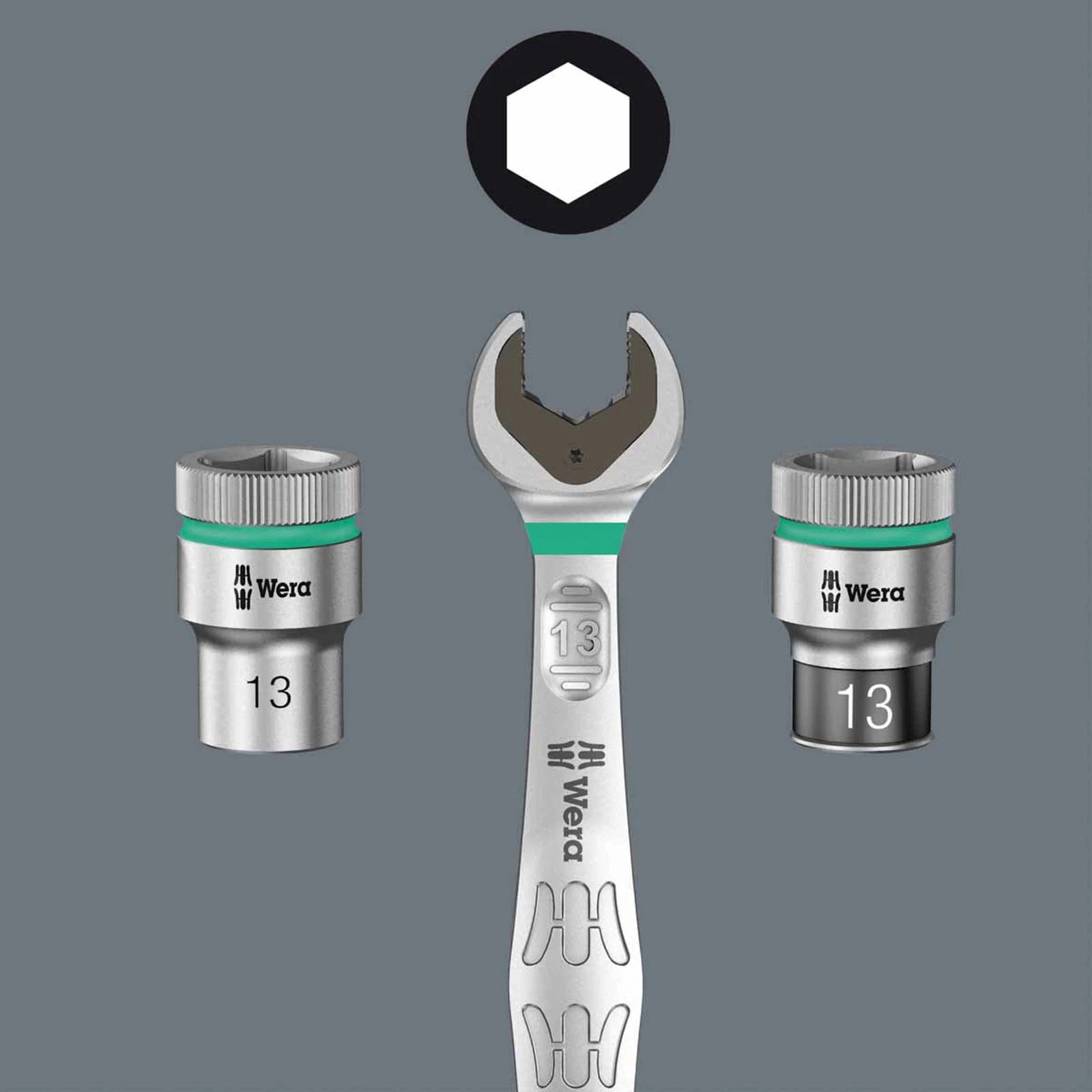 Wera  05049055001 Tool-Check PLUS 1, 39 Piece Socket Ratchet & Bit Set
