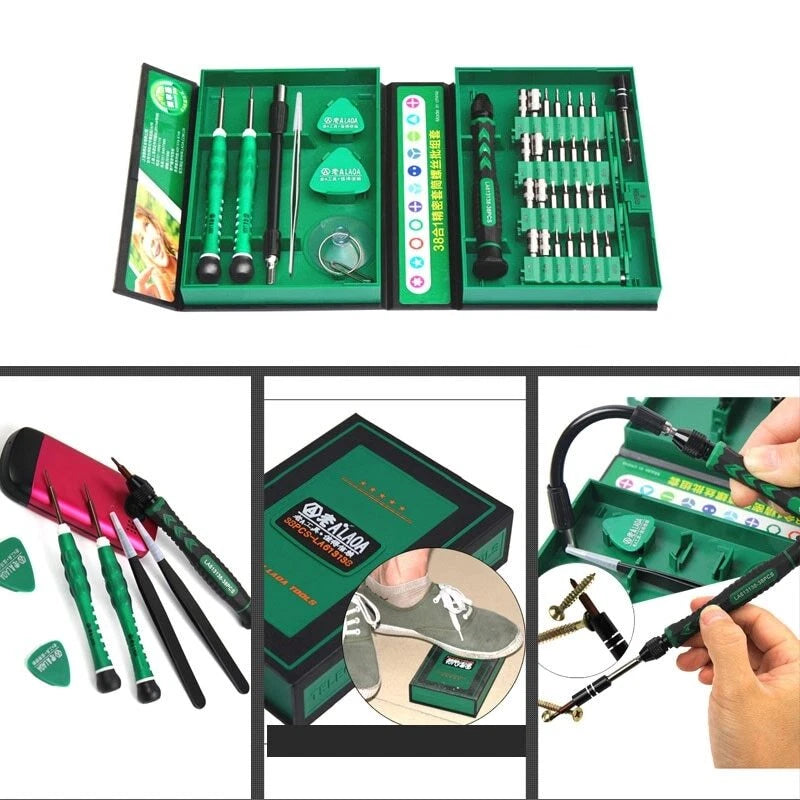 38 In 1 Screwdrivers Set Precision Screwdriver Bit Set Mobile Phone Repair Tools