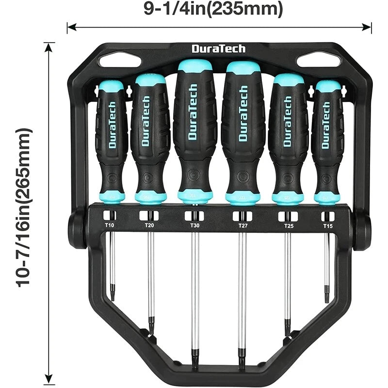 DURATECH Torx Screwdriver Set Magnetic Star Screwdrivers T10 T15 T20 T25 T27 T30