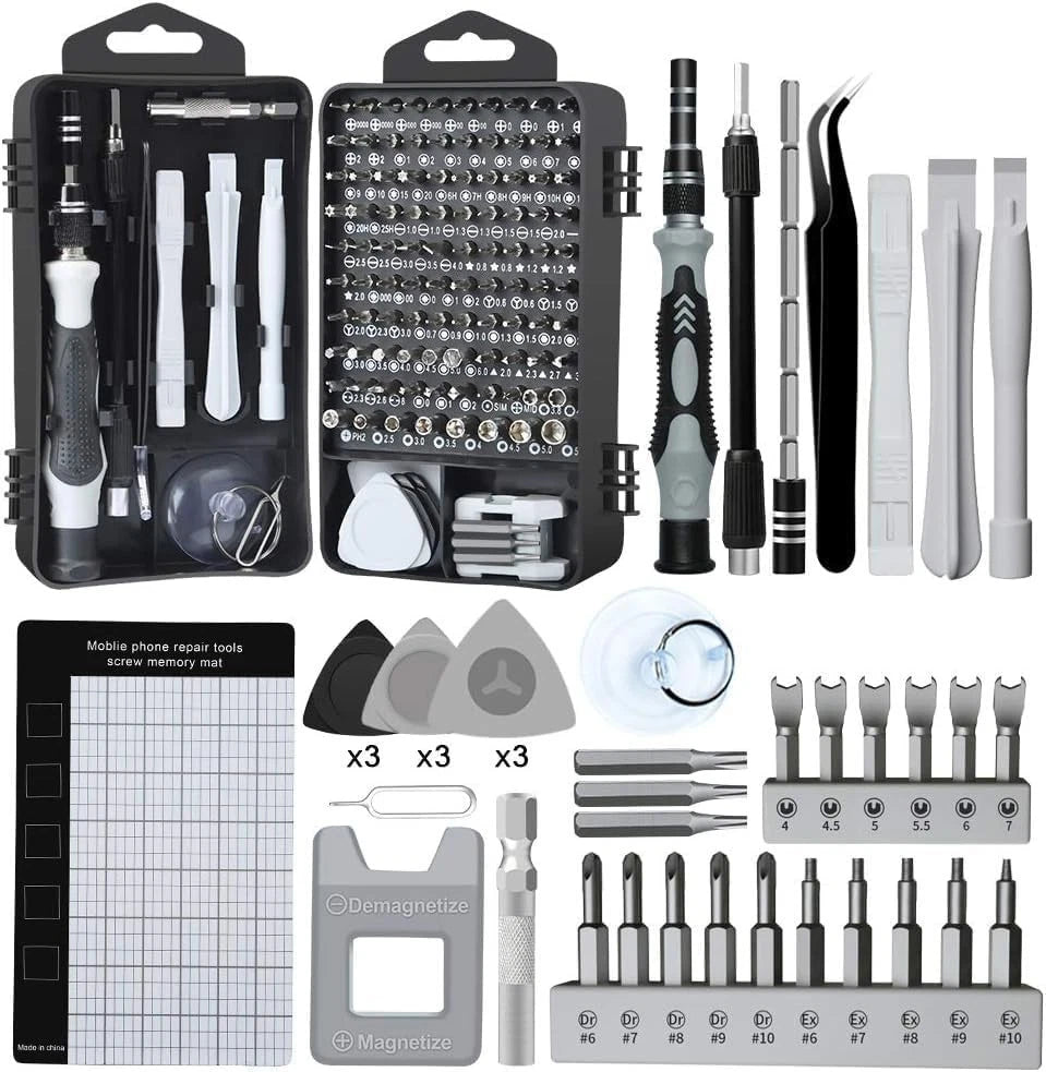 138-in-1 Precision Screwdriver Set - Ergonomic Magnetic Tool Kit for Electronics