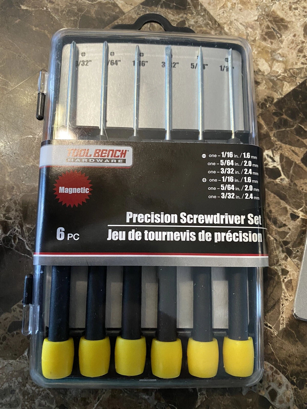 12-in-1 MULTI-BIT NUT/SCREWDRIVER SET + 6pc Precision Set + Foldable Hex Key
