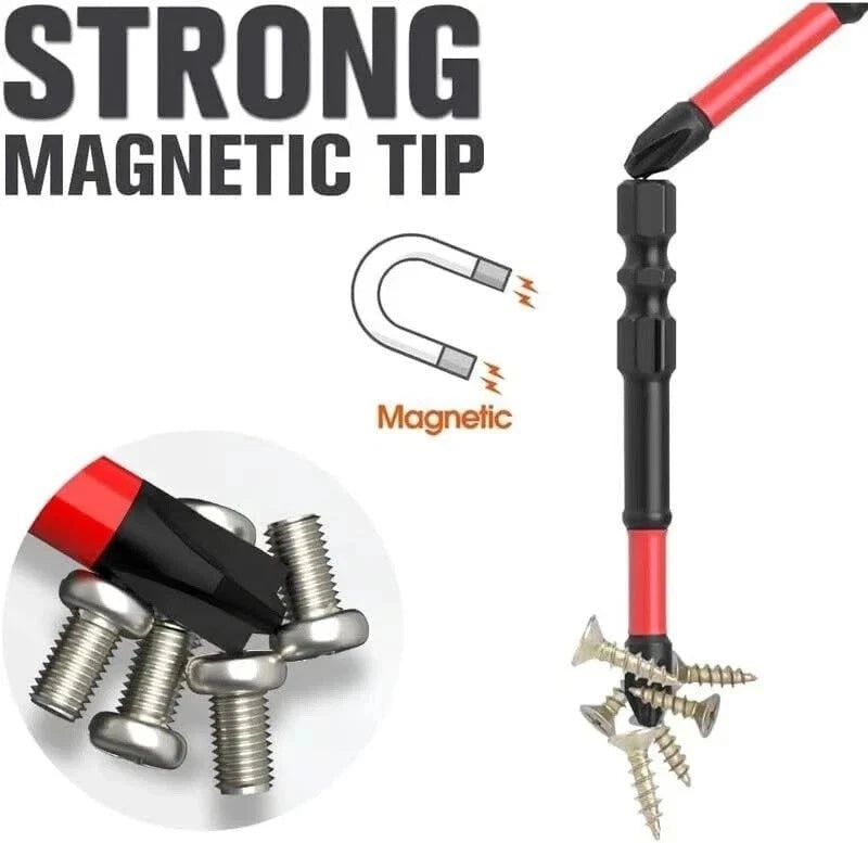 5PCS FPH2 Impact Screwdriver Bit Set-S2 Steel 65mm & 110mm Slotted Heads - 2025