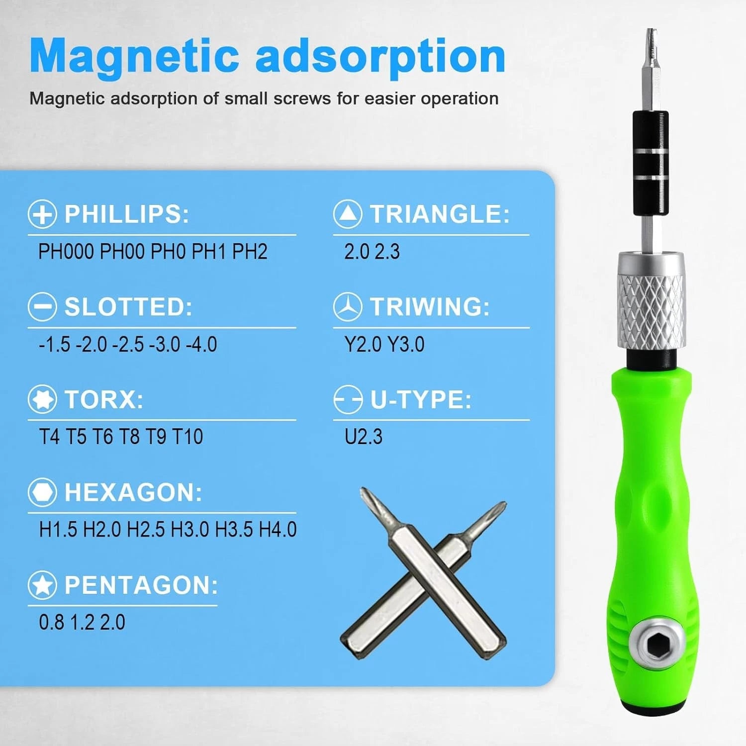 32 in 1 Small Precision Screwdriver Set, Zoikuloi Mini Magnetic Screwdriver Sets