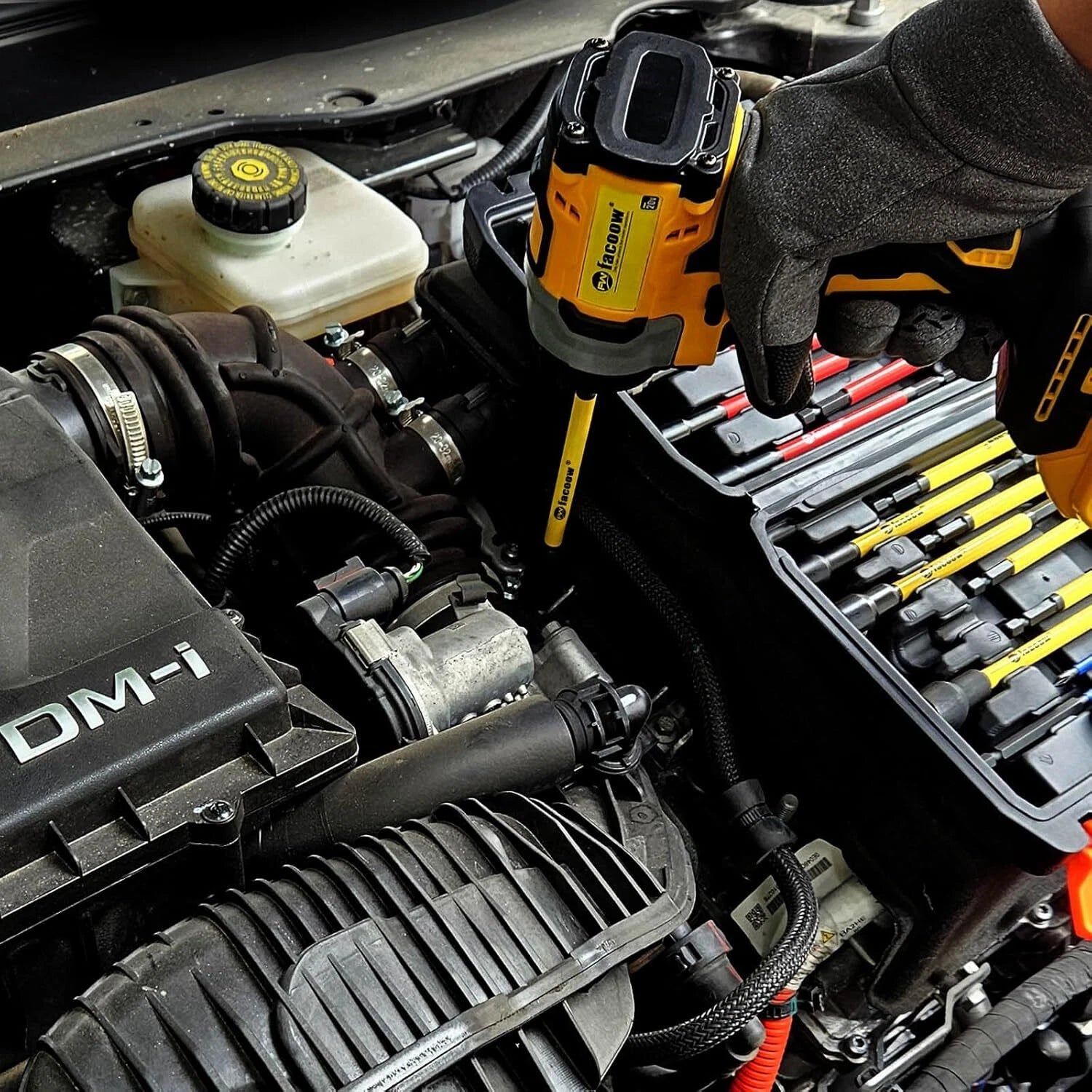 19 Pcs | Magnetic Nut Driver Set for Impact Drill, with Metric & SAE Including