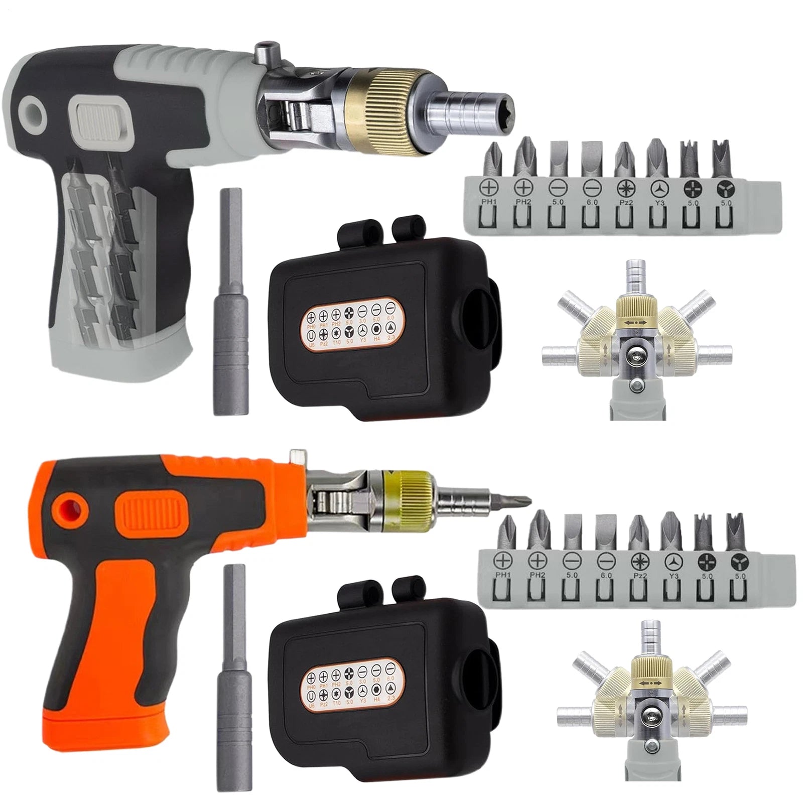 16-in-1 Multi Screwdriver Set 180 Degree Adjustable Angle Screwdriver Repair Kit