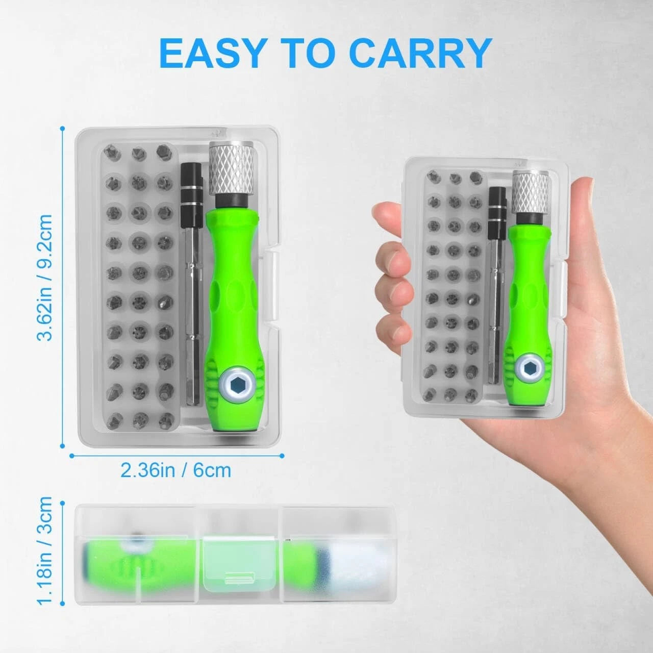 32 in 1 Small Precision Screwdriver Set, Zoikuloi Mini Magnetic Screwdriver Sets