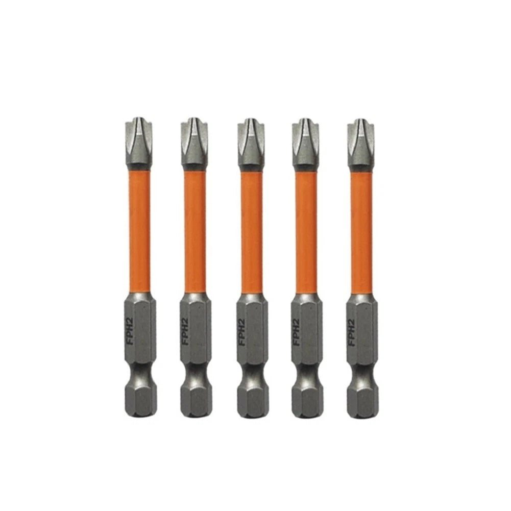 5pcs Magnetic Special Slotted-Cross Screwdriver Bit For Electrician,FPH2