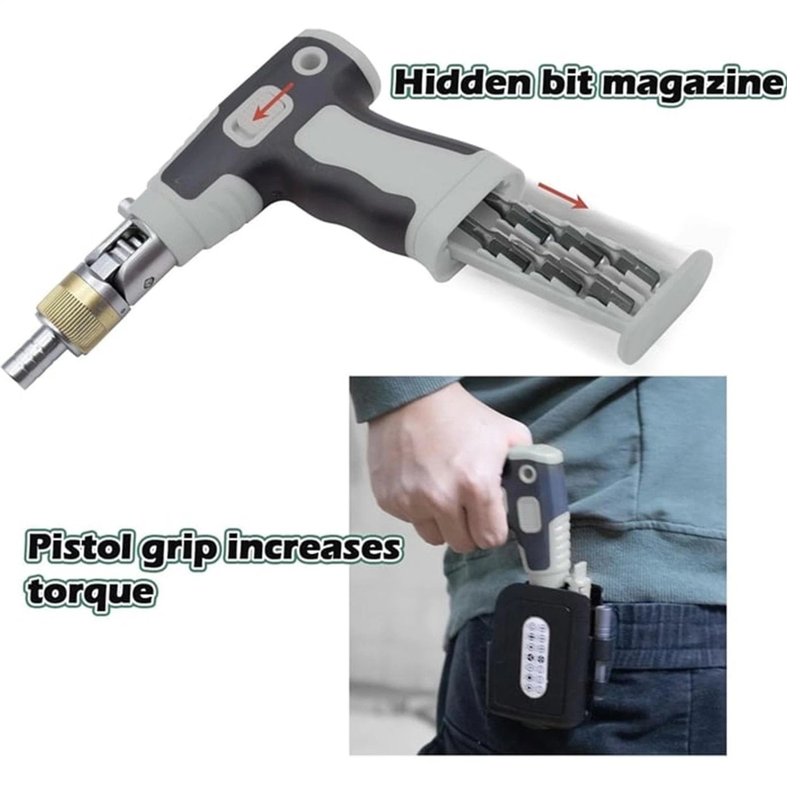 16-in-1 Multi Screwdriver Set 180 Degree Adjustable Angle Screwdriver Repair Kit