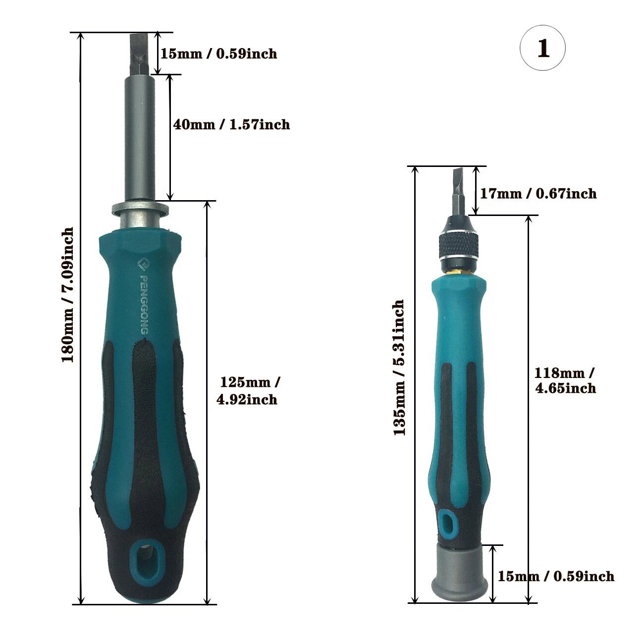 58 in 1 Precision Screwdriver Set Hex Phillips Torx Slotted Bit Ergonomic Handle