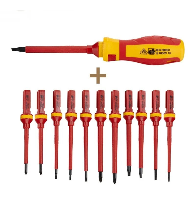 5PCS Insulated Screwdriver Set Multifunctional Electrician's Screwdriver Set