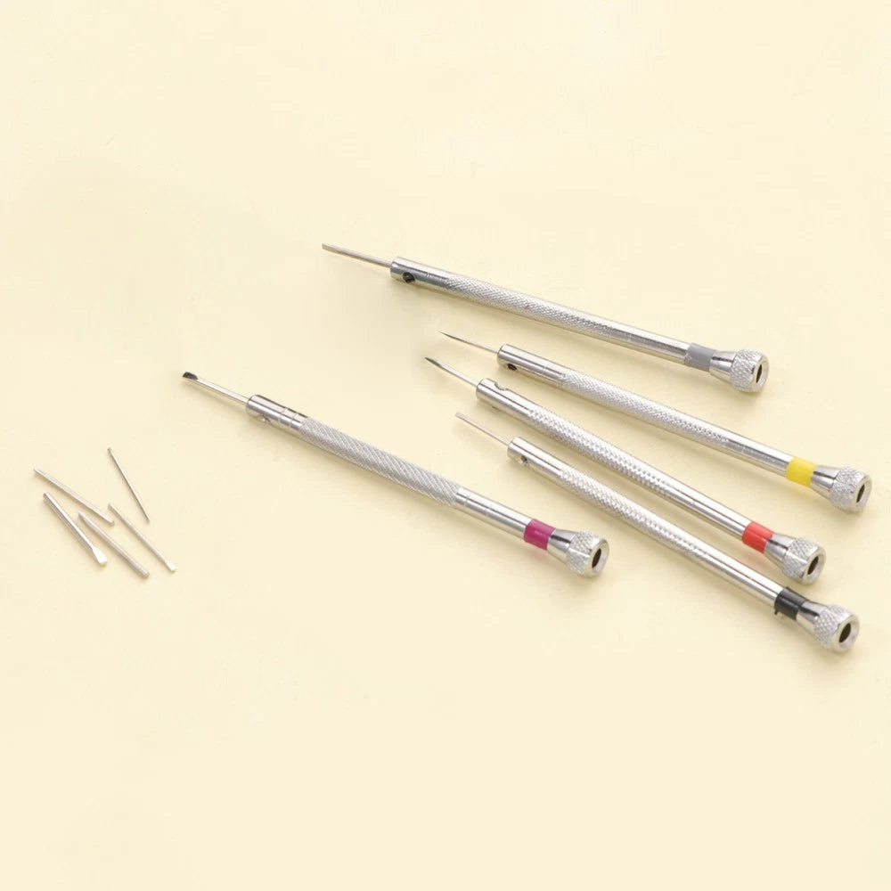 5 Pcs Small Screwdriver Set Glasses Repairing Tool Watch Eyeglasses Kit Tools