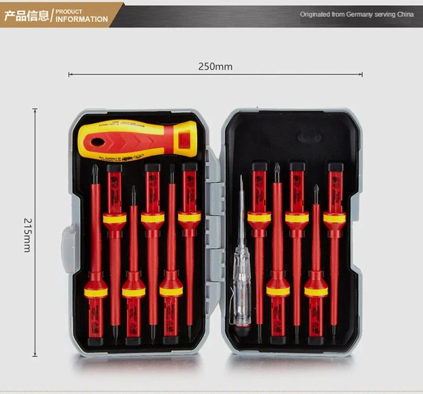 5PCS Insulated Screwdriver Set Multifunctional Electrician's Screwdriver Set