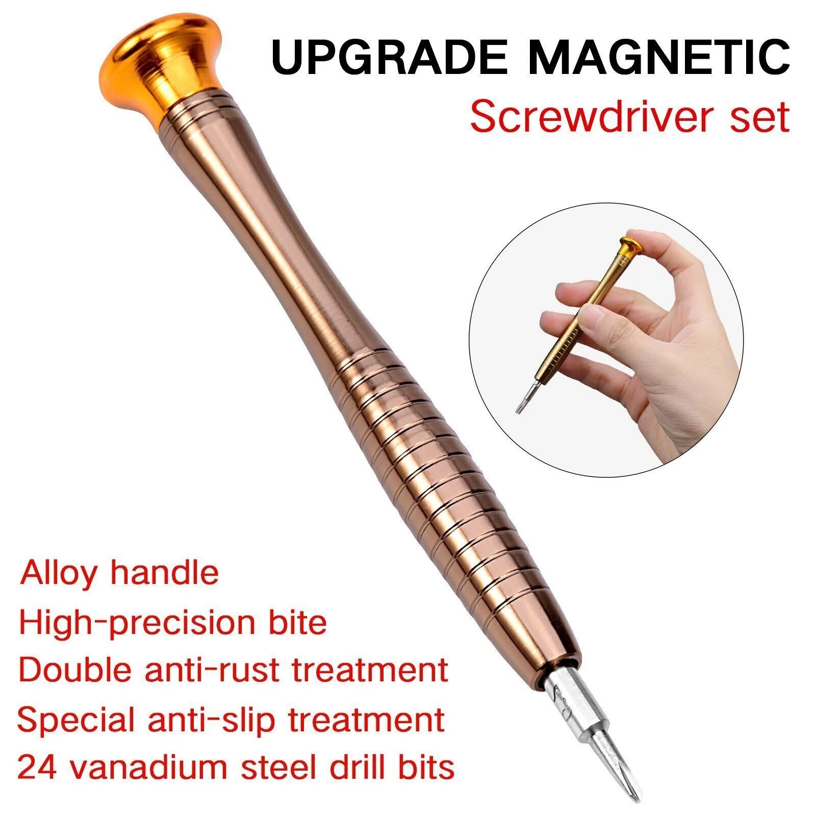 25 in 1 DIY Precision Screwdriver Set Glasses Phone Watch Laptop Repair Tool NEW
