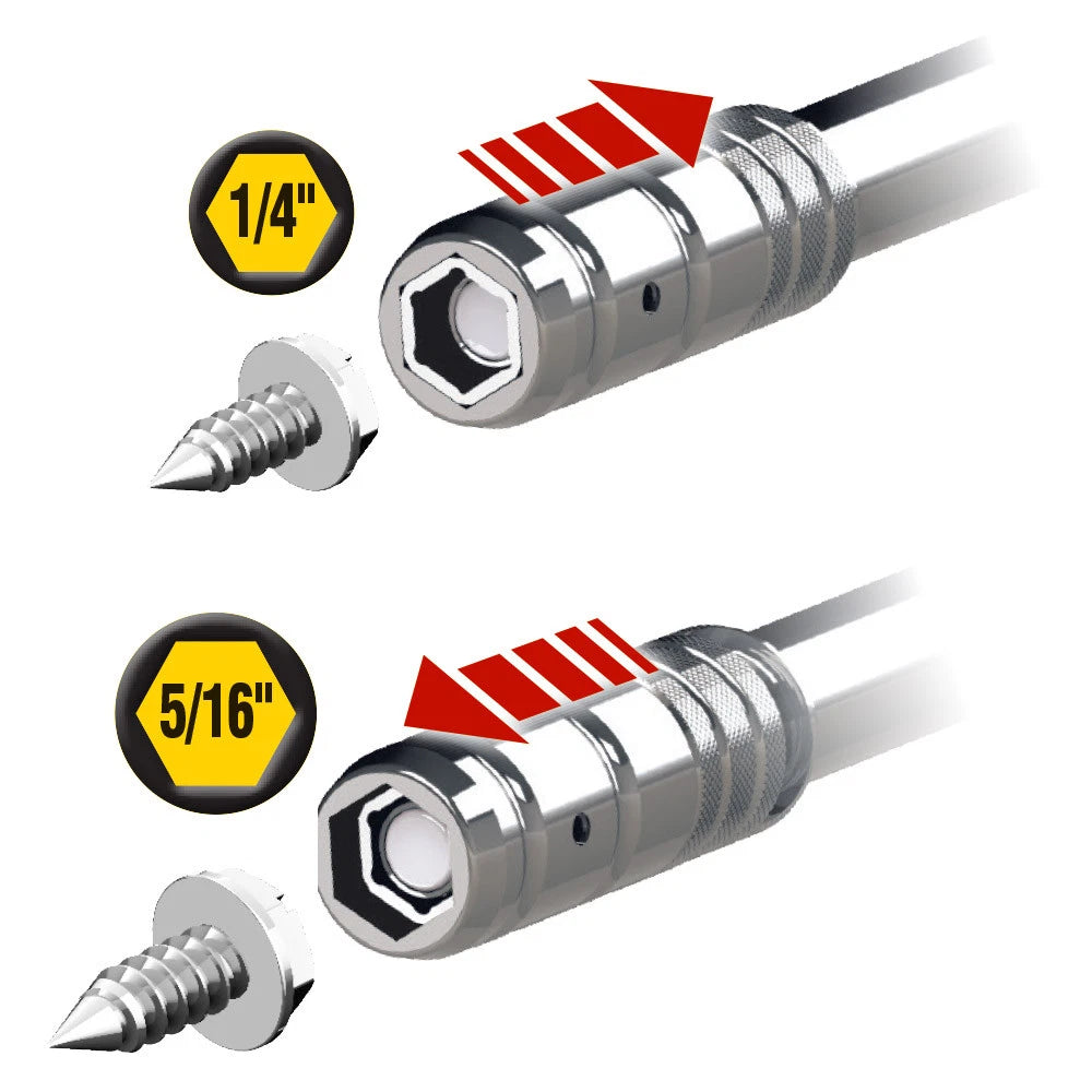Klein Tools 32596 HVAC Slide Drive™ Multi-Bit Screwdriver / Nut Driver, 8-in-1