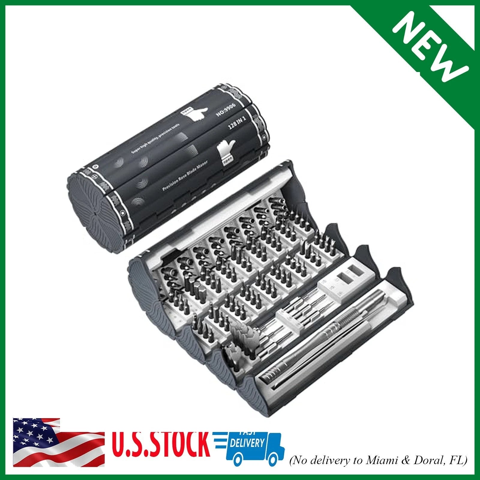 128 in 1 Electronics Precision Screwdriver Set, Professional Magnetic Repair Too