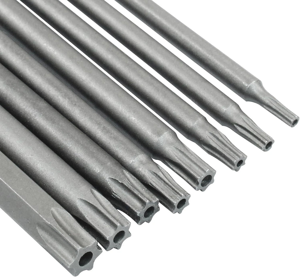8pcs 4" Torx Screwdriver Bit Set Hex Security Magnetic Head 100mm Extra Long fre