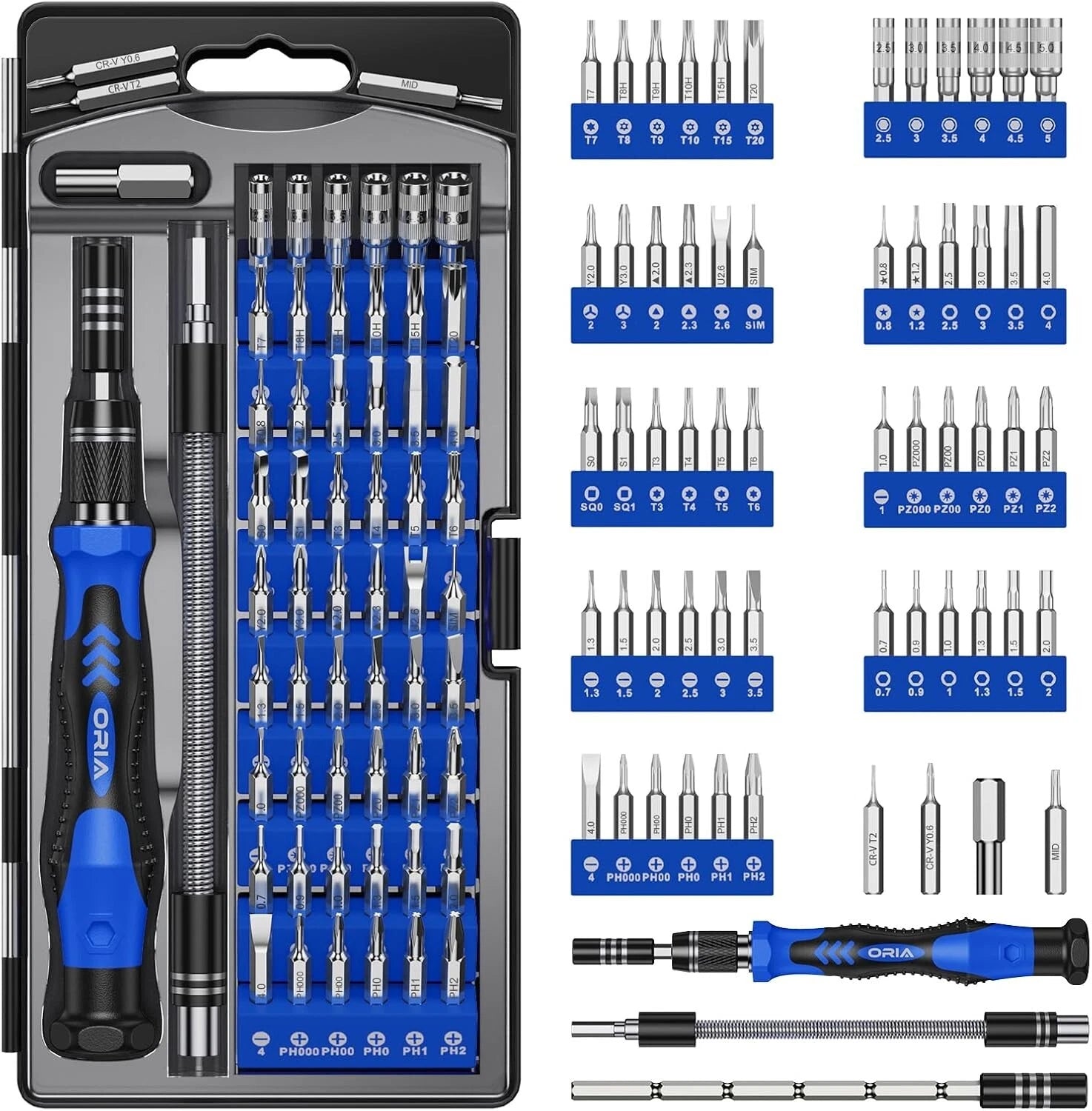 60X Screwdriver Set Computer Repair Kit Laptop PC Precision Screwdriver Torx