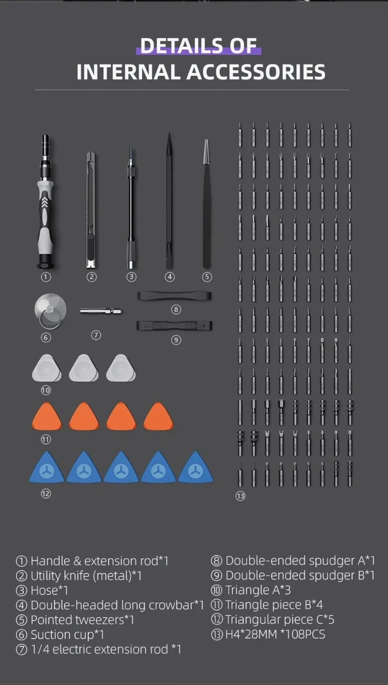 Screwdriver Set Storage Case Multifunctional Precision Mobile Phone Repair Tools