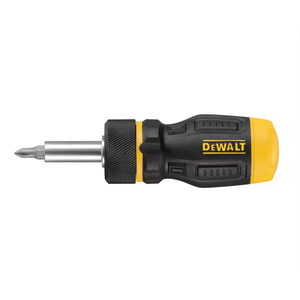Multi-Bit Ratcheting Stubby Screwdriver Set (7-Piece)