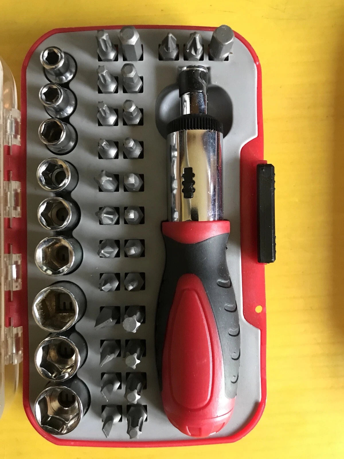 37 Piece Ratcheting Screwdriver Set & 6 Piece Needle File Set NIB