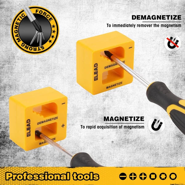 Magnetic Screwdriver Set with Case: 86-Piece Slotted Phillips, Hex, Torx, ...