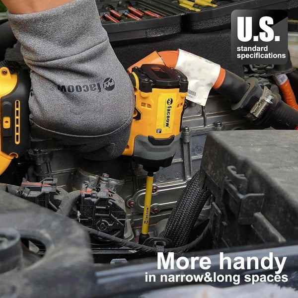 19 Pcs | Magnetic Nut Driver Set for Impact Drill, with Metric & SAE Including