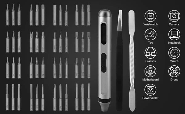 50-in-1 Multifunctional Durable High Torque Precision Electric Screwdriver Set