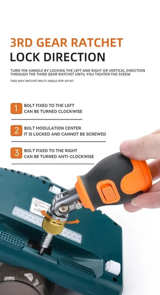 Mini Ratchet Screwdriver Precision Multi Magnetic S2 Bit Household Multi-purpose