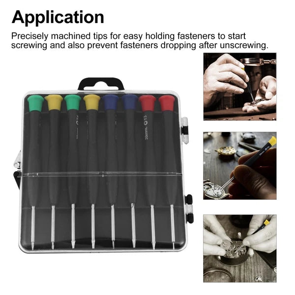 16 Pcs Precision Screwdriver Watch Screwdriver Set for Watch Repair Tools Parts