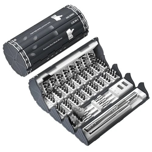 128 in 1 Electronics Precision Screwdriver Set, Professional Magnetic Repair Too