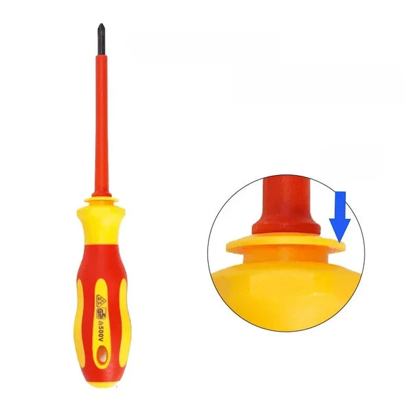 10Pcs Interchangeable Blade VDE Insulated ScrewdriverSet with Case Magnetic 500V
