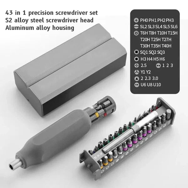 32/43/46 in 1 Precision Screwdriver Set Phillips Bits for IPhone Camera Glasses