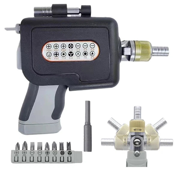 16-in-1 Multi Screwdriver Set 180 Degree Adjustable Angle Screwdriver Repair Kit