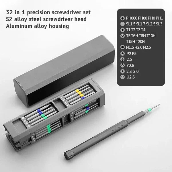 32/43/46 in 1 Precision Screwdriver Set Phillips Bits for IPhone Camera Glasses
