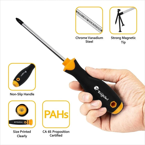 13 Pieces Magnetic Screwdriver Set Flat Phillip Torx Head Precision Screwdriver