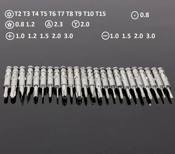 Mini Repair Screwdriver Bit Set 25 In1 Magnetic Craftsman Torx Tool Kit Set Fix
