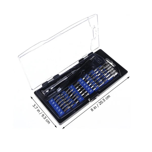 58 in Screwdriver Set Precision Screwdrover Multifunctional Eyeglass Repair Kit
