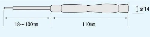 New ENGINEER PRECISION SCREWDRIVER WITH BIT SET DK-13 from Japan