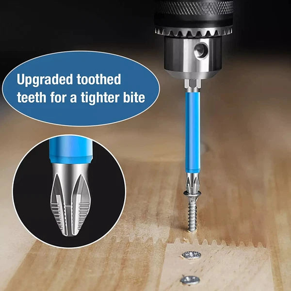 14Pcs Magnetic screwdriver bit Bits set PH2 Anti-slip Hex Shank Screw Cross Head