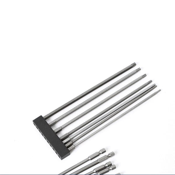65-200mm Extra Long Torx Hollow/Solid Magnetic Drill Bit 1/4" Hex Shank Security